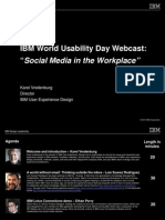 IBM World Usability Day Webcast