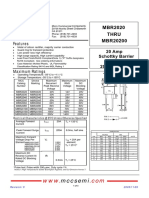Data Sheet SCR MBR 20100 PDF