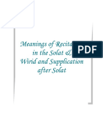 Meanings of Recitation in Solat and After PDF