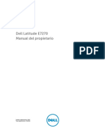 Latitude E7270 Ultrabook - Owners Manual - Es MX PDF