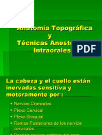 Anatomía y técnicas anestésicas intraorales