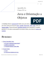 Apostila Java e Orientação A Objetos - Caelum PDF