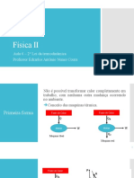 Física II - 2a Lei da Termodinâmica e Ciclo de Carnot