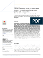 OPI Innovative Statistical Methods For Public Health Data | PDF