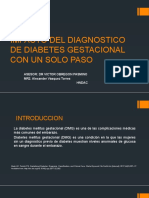 DIAGNOSTICO DE DIABETES GESTACIONAL CON UN SOLO PASO