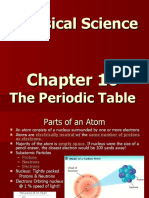 Physical Science Chapter 16: Atoms, Periodic Table, Isotopes