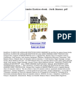 Manual Clinico de Animales Exoticos PDF