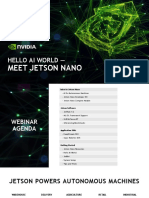 Hello Ai World - : Meet Jetson Nano