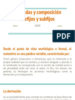 Clases 2 Dirivadas y composición Prefijos y subfijos