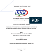 Mejora de La Productividad en El Mantenimiento Rutinario de Un Camino Vecinal Aplicando La Filosofía Lean Construction