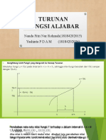 Turunan Fungsi Aljabar