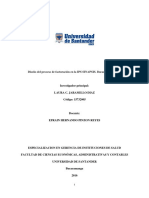 Diseño Del Proceso de Facturación en La IPS SINAPSIS. Bucaramanga 2016 PDF