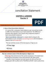 Basic Reconciliation Statement