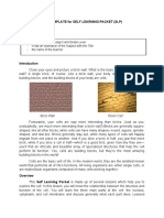 DPC Template For Self Learning Packet (SLP) Cover Page/Title