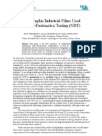 Radiographic Industrial Films Used For Non-Destructive Testing (NDT)