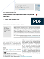 Fault Classification in Power Systems Using EMD and SVM: Ain Shams Engineering Journal