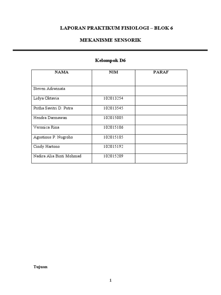 Sensasi Sentuhan pada Kulit Manusia | PDF