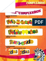 6 Linea Feliz Cumpleaños PDF