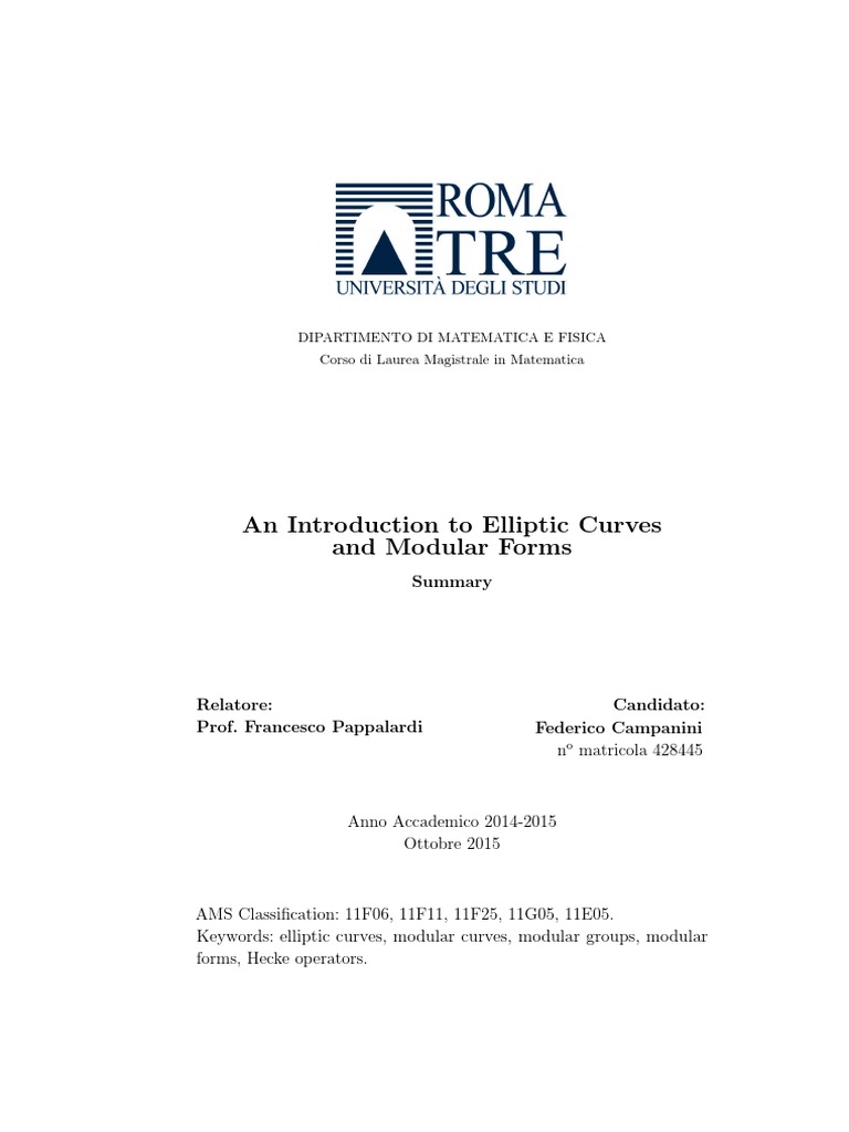 本 Introduction to Elliptic Curves and Modular Forms (Graduate