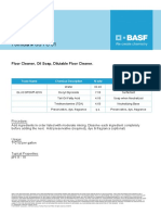 Floor Cleaner (Formulation #US FC 31) PDF