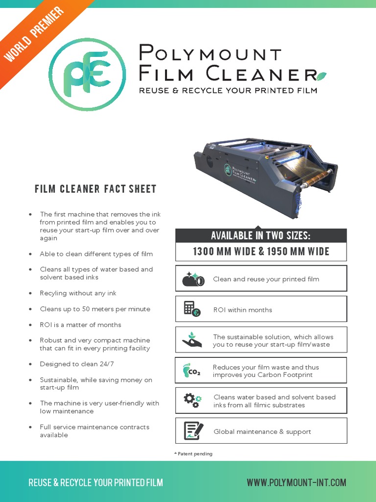 Polymount Film Cleaner Overview | PDF | Recycling | Nature