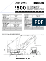 Hydraulic Crawler Crane: S P E C I F I C A T I O N S