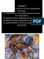 Unidad 3. Vanguardias Europeas I - Futurismo, Dadaísmo, Orfismo y Rayonismo PDF