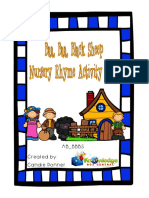 Baa Baa Black Sheep Nursery Rhyme Activity Book