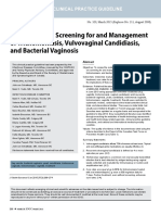 Vulvovaginitis Screening for and Management 2008    2015
