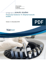 Regulasi BE TGA - Guidance-15-Biopharmaceutic-Studies