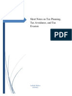 Taxation Assignment 1820602