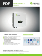 Growatt 2500MTL-S/3000MTL-S/3600MTL-S/ 4200 MTL-S/5500MTL-S: Leading - Edge Technology