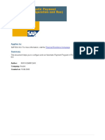 SAP FI - Automatic Payment Program (Configuration and Run)