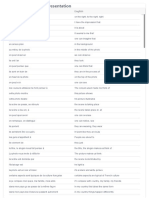Vocabulary For The Presentation PDF