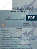 Legătura Dintre Stereochimie Și Acțiunea Farmacologică În PDF