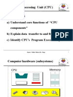 Objectives: Central Processing Unit (CPU)