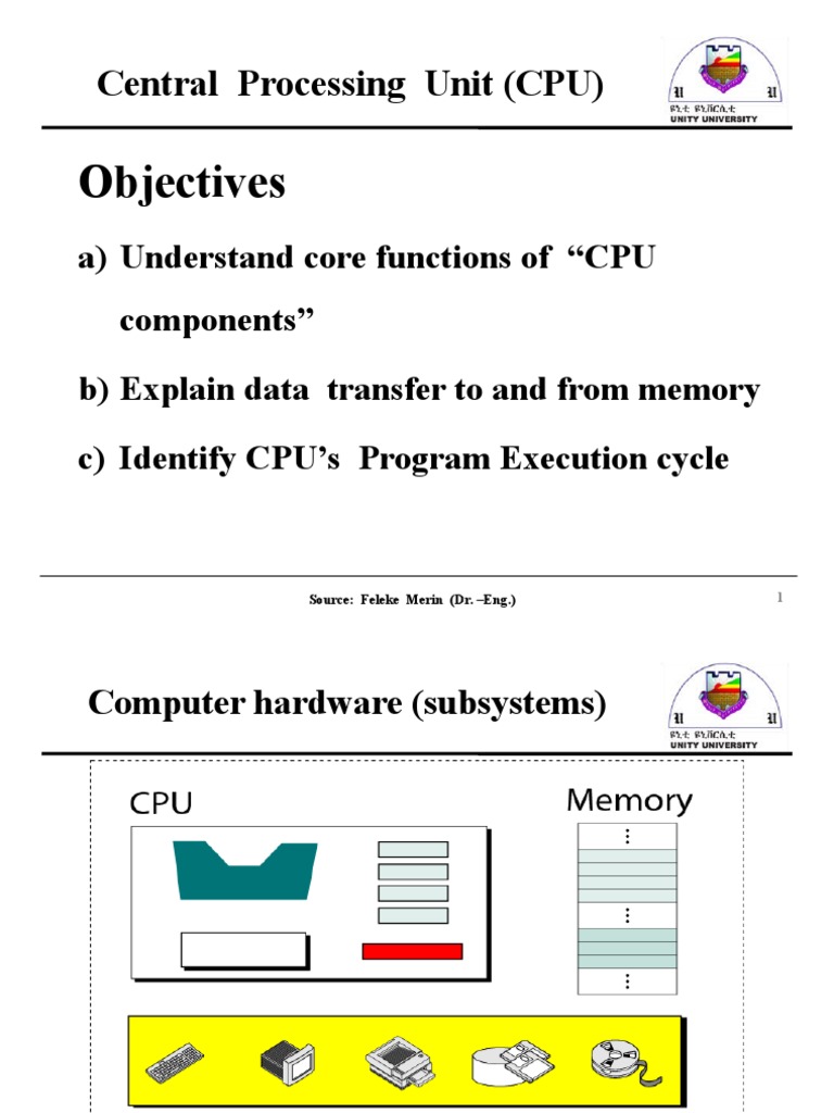 Understanding CPU Functions and Operations | PDF | Central Processing ...