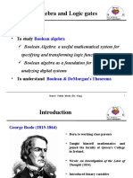 Boolean Algebra and Logic Gates: Objectives