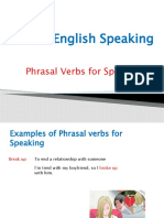 Phrasal Verbs for Speaking