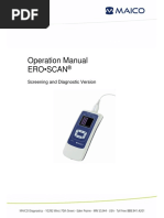 Operation Manual Ero - Scan: Screening and Diagnostic Version