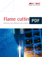 Flame Cutting.: Effective and Efficient With Acetylene