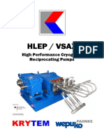 Hlep / Vsax: High Performance Cryogenic Reciprocating Pumps