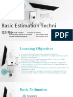 CH 4. BAsic Estimation Technique