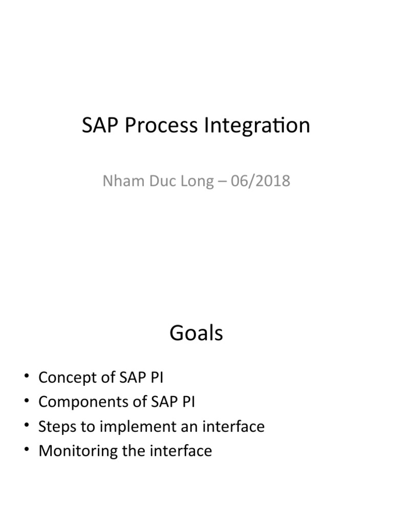 SAP Process Integration | PDF | Web Service | Java (Programming Language)