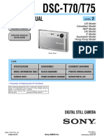 Service Manual: DSC-T70/T75