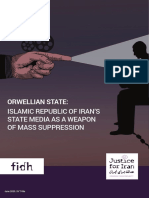 Orwellian State: Islamic Republic of Iran's State Media As A Weapon of Mass Suppression