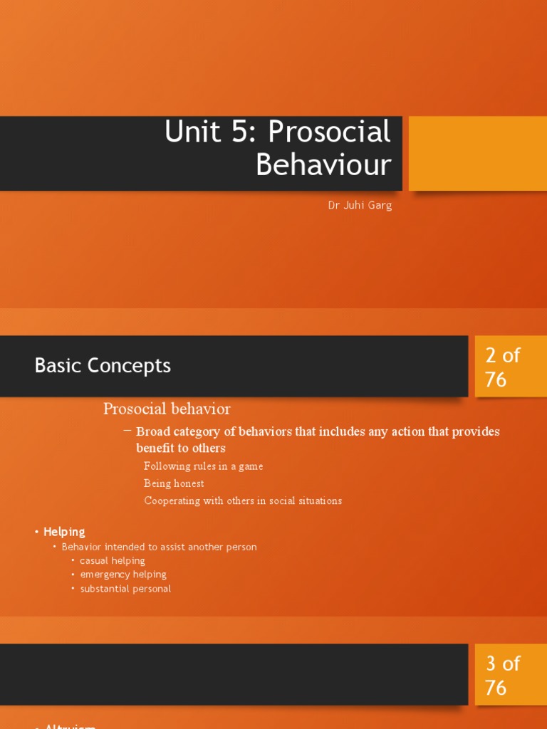Understanding Prosocial Behavior | PDF | Empathy | Action (Philosophy)