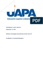 Estrategia de Produccion Escrita Tarea 4