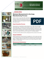 Moisture Measurement in The Soap Manufacturing Process: Application Notes