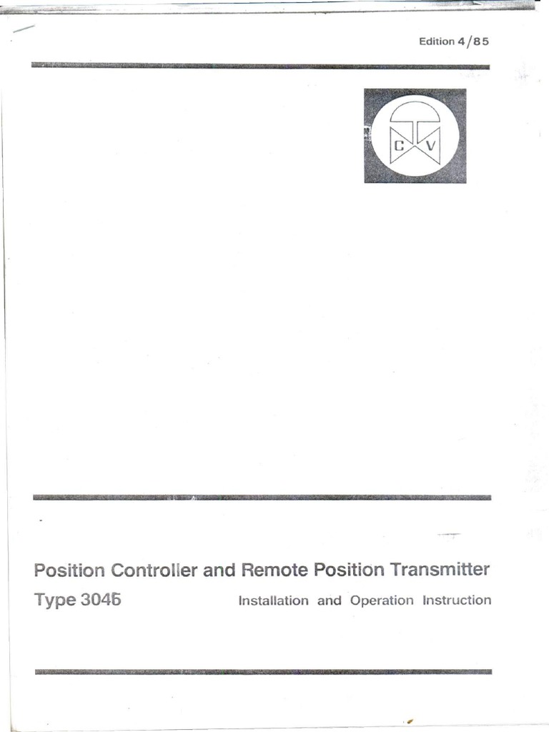Operation Manual 3046'S | PDF
